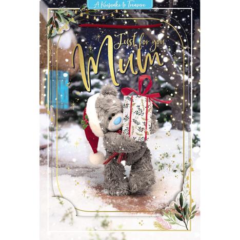 3D Holographic Just For You Mum Me to You Bear Christmas Card £3.39